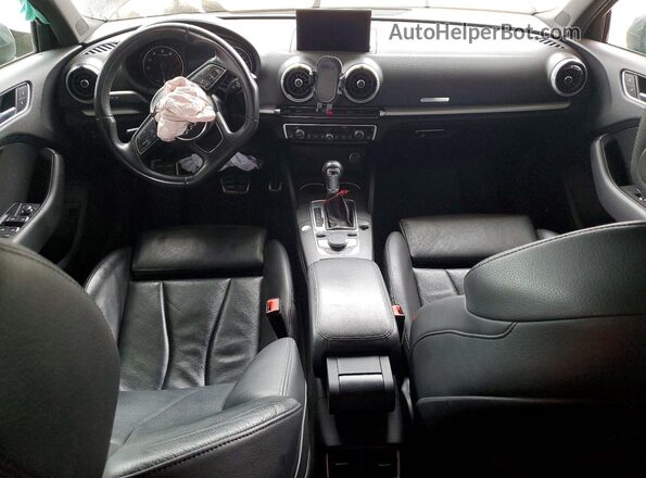 WAUAUGFF1J1040934 2018 AUDI A3 Gray Vista del salpicadero