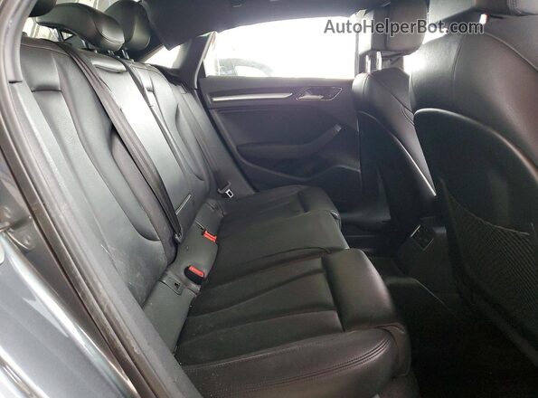 WAUAUGFF1J1040934 2018 AUDI A3 Gray Vista de los asientos traseros