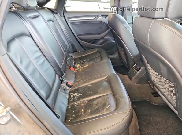 WAUAUGFF1K1014769 2019 AUDI A3 Gray უკანა სავარძლების ხედი