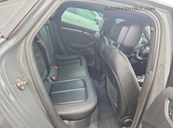 WAUAUGFF3K1011730 2019 AUDI A3 Gray უკანა სავარძლების ხედი