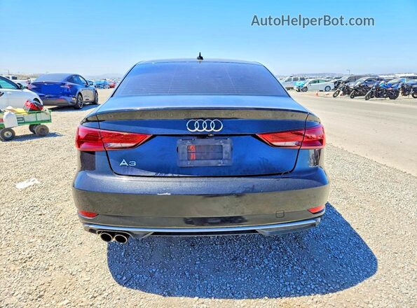 WAUAUGFF4J1002954 2018 AUDI A3 Black Вид ззаду