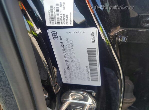 WAUAUGFF4LA040753 2020 AUDI A3 Black ძრავის განყოფილების ხედი