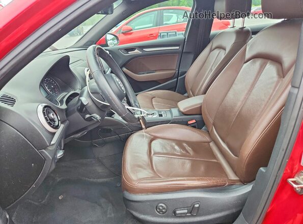 WAUAUGFF5H1043264 2017 AUDI A3 Red Vista interior delantera