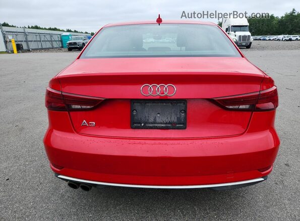 WAUAUGFF5H1043264 2017 AUDI A3 Red Vista trasera