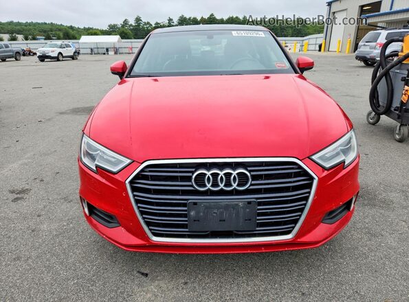 WAUAUGFF5H1043264 2017 AUDI A3 Red Vista frontal