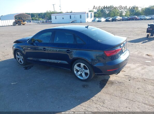 WAUAUGFF5J1020458 2018 AUDI A3 Синий Задняя левая четверть