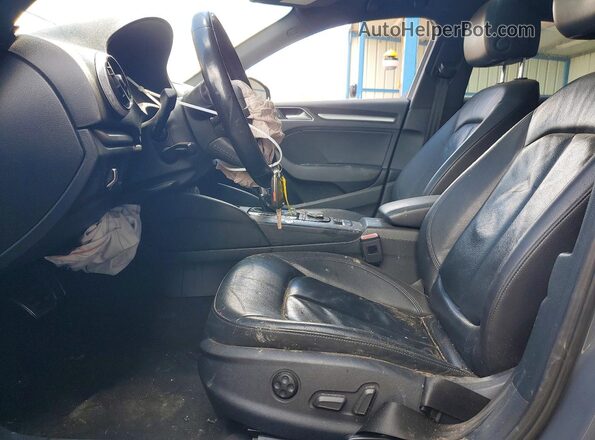 WAUAUGFF6H1041345 2017 AUDI A3 Gray Widok wnętrza z przodu