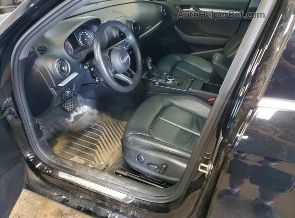 WAUAUGFF6LA016759 2020 AUDI A3 Черный Вид салона спереди