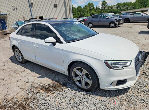 WAUAUGFF7J1005475 2018 AUDI A3 Белый Передняя правая четверть