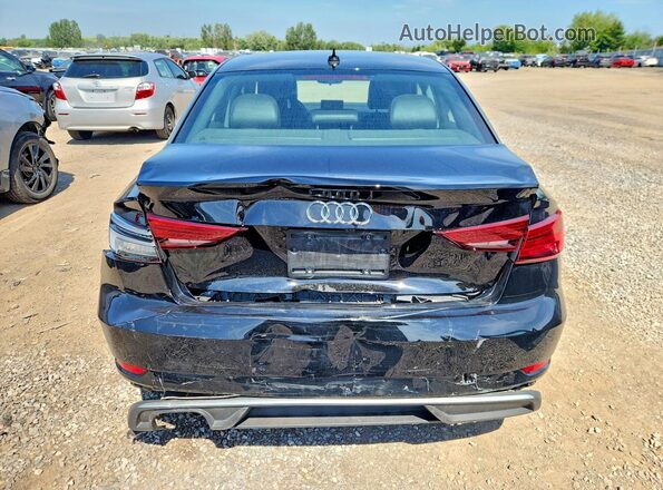WAUAUGFF7J1086865 2018 AUDI A3 Black უკანა ხედი
