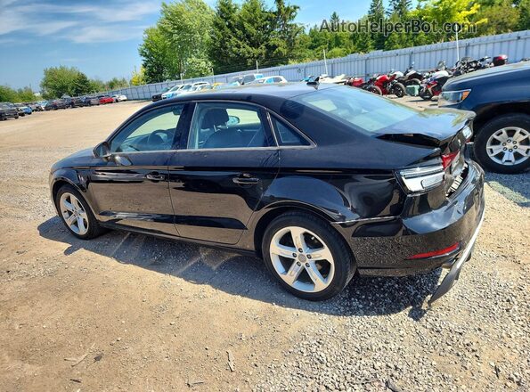 WAUAUGFF7J1086865 2018 AUDI A3 Black უკანა მარცხენა