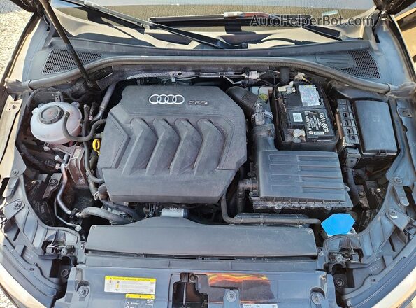 WAUAUGFF7J1086865 2018 AUDI A3 Black უკანა სალონის ხედი