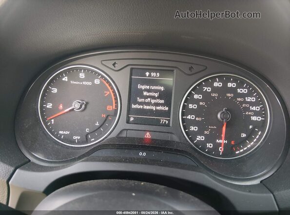 WAUAUGFF7K1020477 2019 AUDI A3 White უკანა სავარძლების ხედი