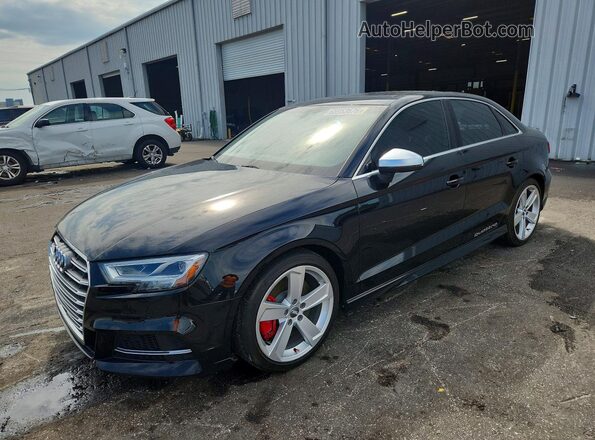 WAUB1GFF0H1079411 2017 AUDI S3 Черный Задняя левая четверть