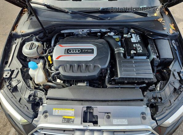 WAUB1GFF0H1079411 2017 AUDI S3 Черный Вид подкапотного пространства