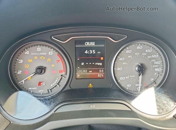 WAUB1GFF0H1079411 2017 AUDI S3 Черный Вид задних сидений