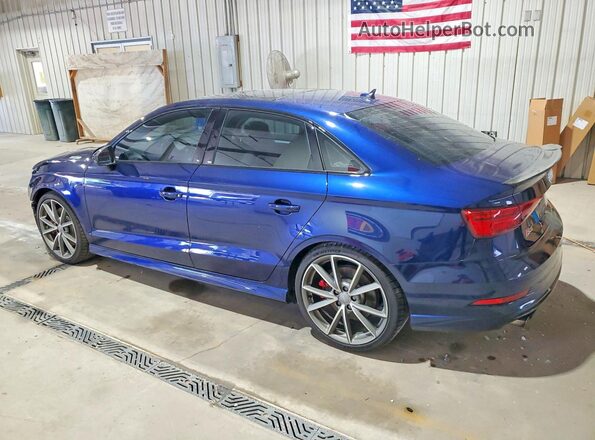 WAUB1GFF5H1053547 2017 AUDI S3 Blue Հետևի ձախ