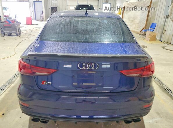 WAUB1GFF5H1053547 2017 AUDI S3 Blue Հետևի տեսք