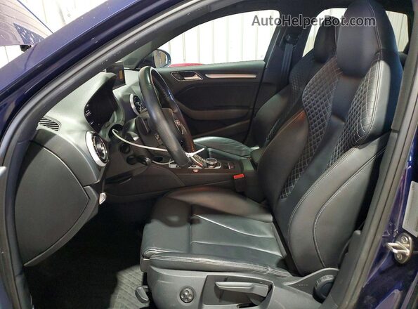 WAUB1GFF5H1053547 2017 AUDI S3 Blue Սալոնի դիմացի տեսք
