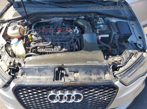 WAUB1GFF8G1044856 2016 AUDI S3 Silver Вид задньої частини салону