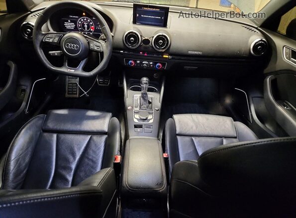 WAUB1HFF4KA099660 2019 AUDI S3 Gray Vista del salpicadero