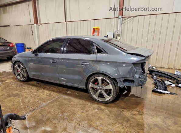 WAUB1HFF4KA099660 2019 AUDI S3 Gray Trasero izquierdo