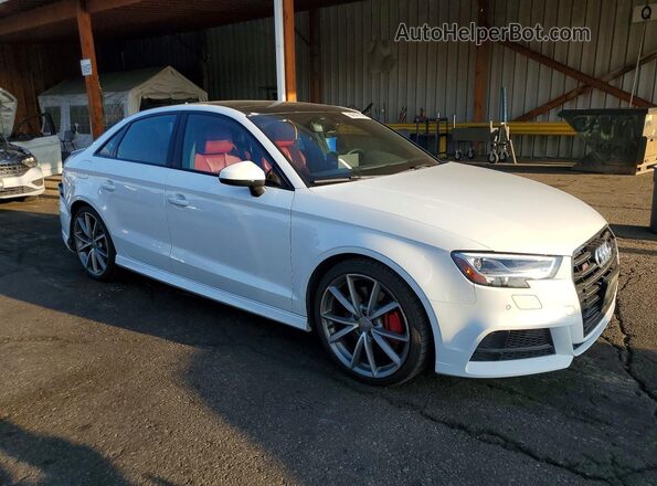 WAUB1HFF8J1082066 2018 AUDI S3 White წინა მარჯვენა