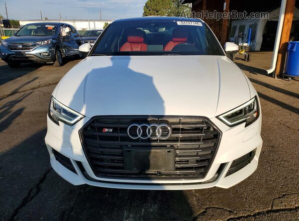 WAUB1HFF8J1082066 2018 AUDI S3 White წინა ხედი