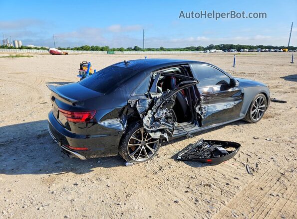 WAUB4AF40JA045199 2018 AUDI S4 Black Հետևի աջ