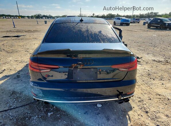WAUB4AF40JA045199 2018 AUDI S4 Black Հետևի տեսք