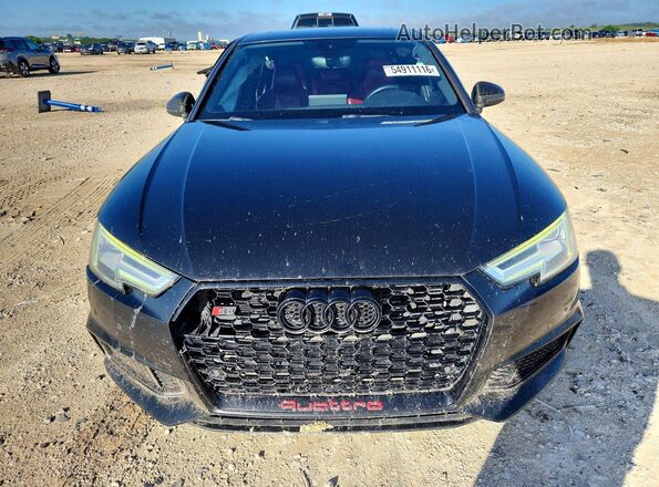 WAUB4AF40JA045199 2018 AUDI S4 Black Դիմացի տեսք