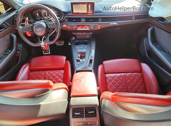 WAUB4AF40JA045199 2018 AUDI S4 Black Առջևի վահանակի տեսք