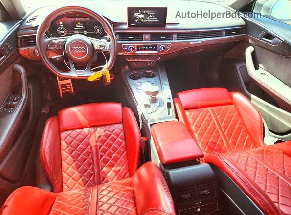 WAUB4AF40KA054826 2019 AUDI S4 Black Dashboard view