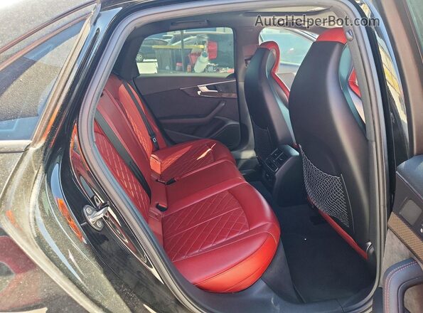 WAUB4AF40KA054826 2019 AUDI S4 Black Rear seats view