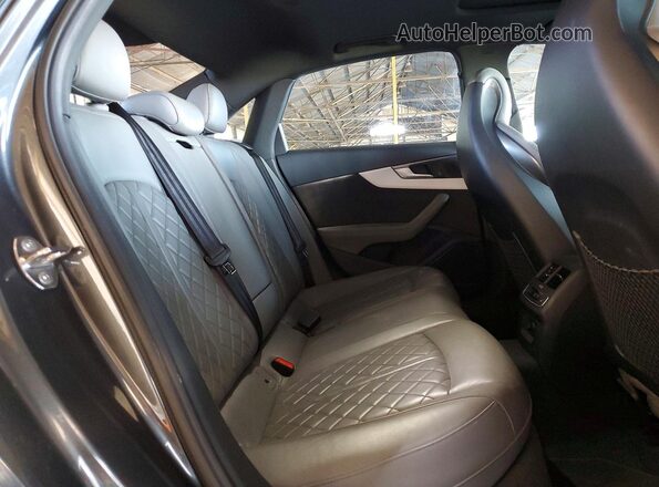 WAUB4AF41JA003611 2018 AUDI S4 Gray Rear seats view
