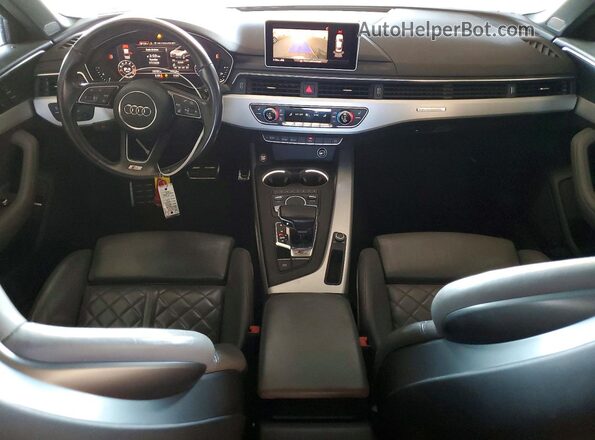 WAUB4AF41JA003611 2018 AUDI S4 Gray Dashboard view