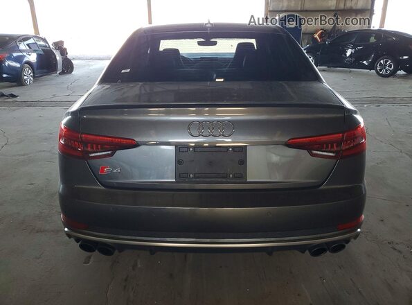 WAUB4AF41JA003611 2018 AUDI S4 Gray Rear view