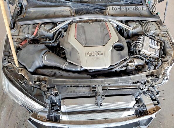 WAUB4AF41JA003611 2018 AUDI S4 Gray Rear interior view