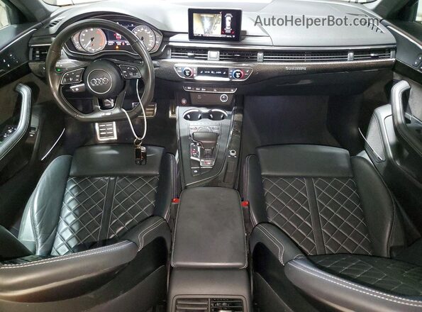 WAUB4AF41JA097053 2018 AUDI S4 Black Widok deski rozdzielczej