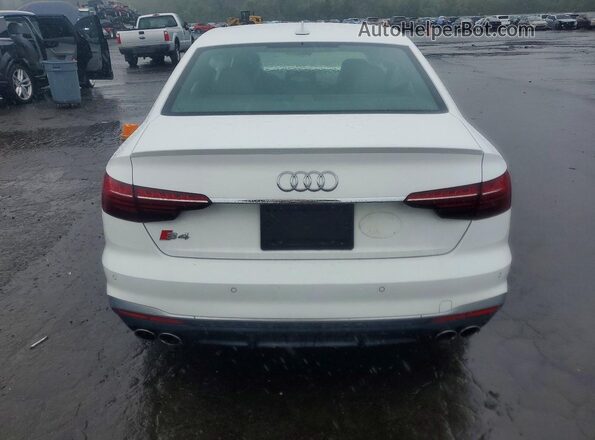 WAUB4AF43LA028142 2020 AUDI S4 White Widok z tyłu