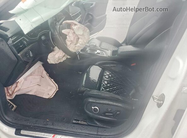 WAUB4AF43LA028142 2020 AUDI S4 White Widok wnętrza z przodu