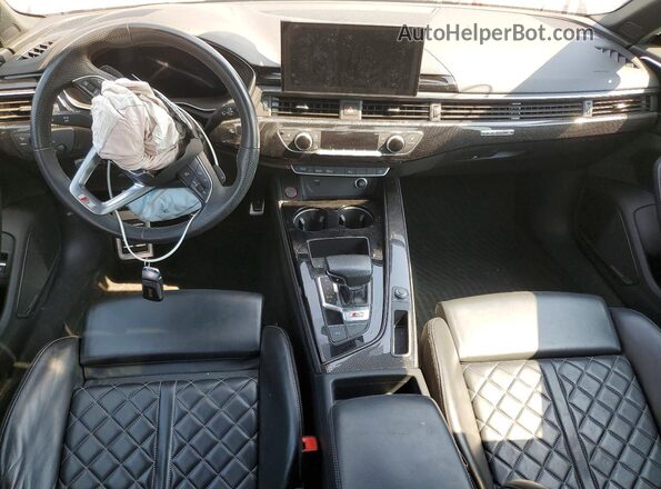 WAUB4AF44MA086486 2021 AUDI S4 Charcoal წინა პანელის ხედი