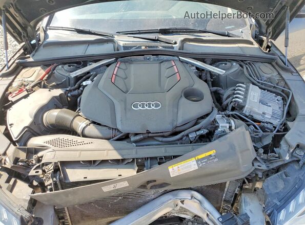 WAUB4AF44MA086486 2021 AUDI S4 Charcoal უკანა სალონის ხედი