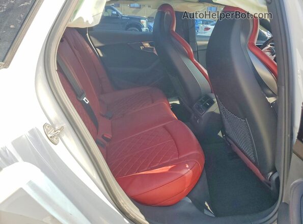 WAUB4AF48MA087222 2021 AUDI S4 White Rear seats view