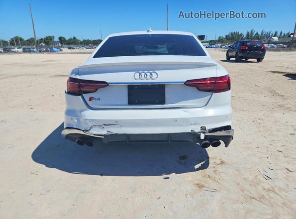 WAUB4AF49LA040487 2020 AUDI S4 White Вид ззаду