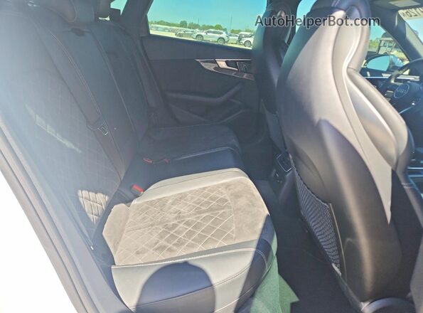 WAUB4AF49LA040487 2020 AUDI S4 White Вид задніх сидінь