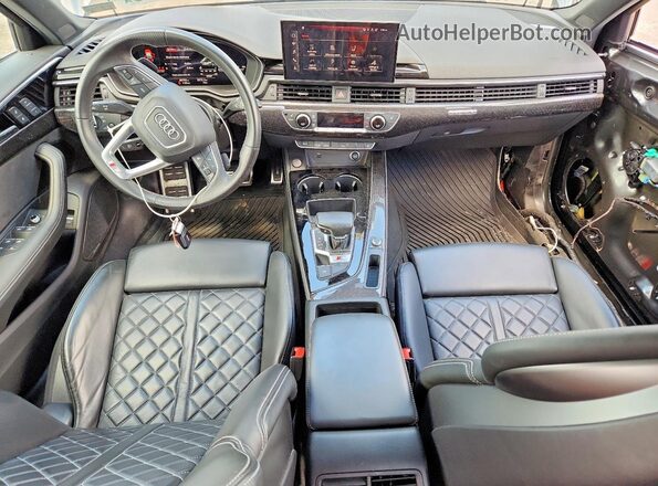 WAUB4AF49MA086435 2021 AUDI S4 Gray Dashboard view