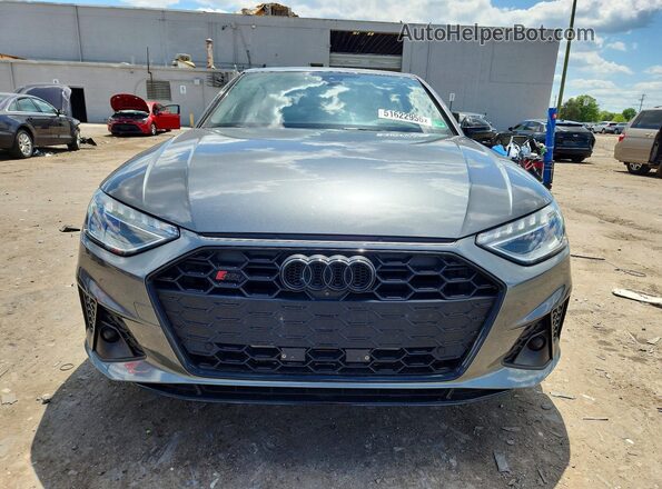 WAUB4AF49MA086435 2021 AUDI S4 Gray Front view