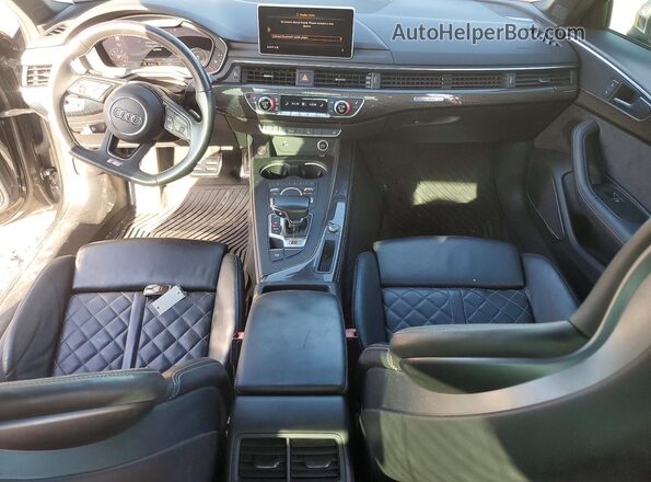 WAUB4AF4XJA062074 2018 AUDI S4 Black Instrument cluster view