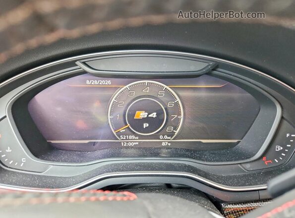 WAUB4AF4XJA234622 2018 AUDI S4 Black 